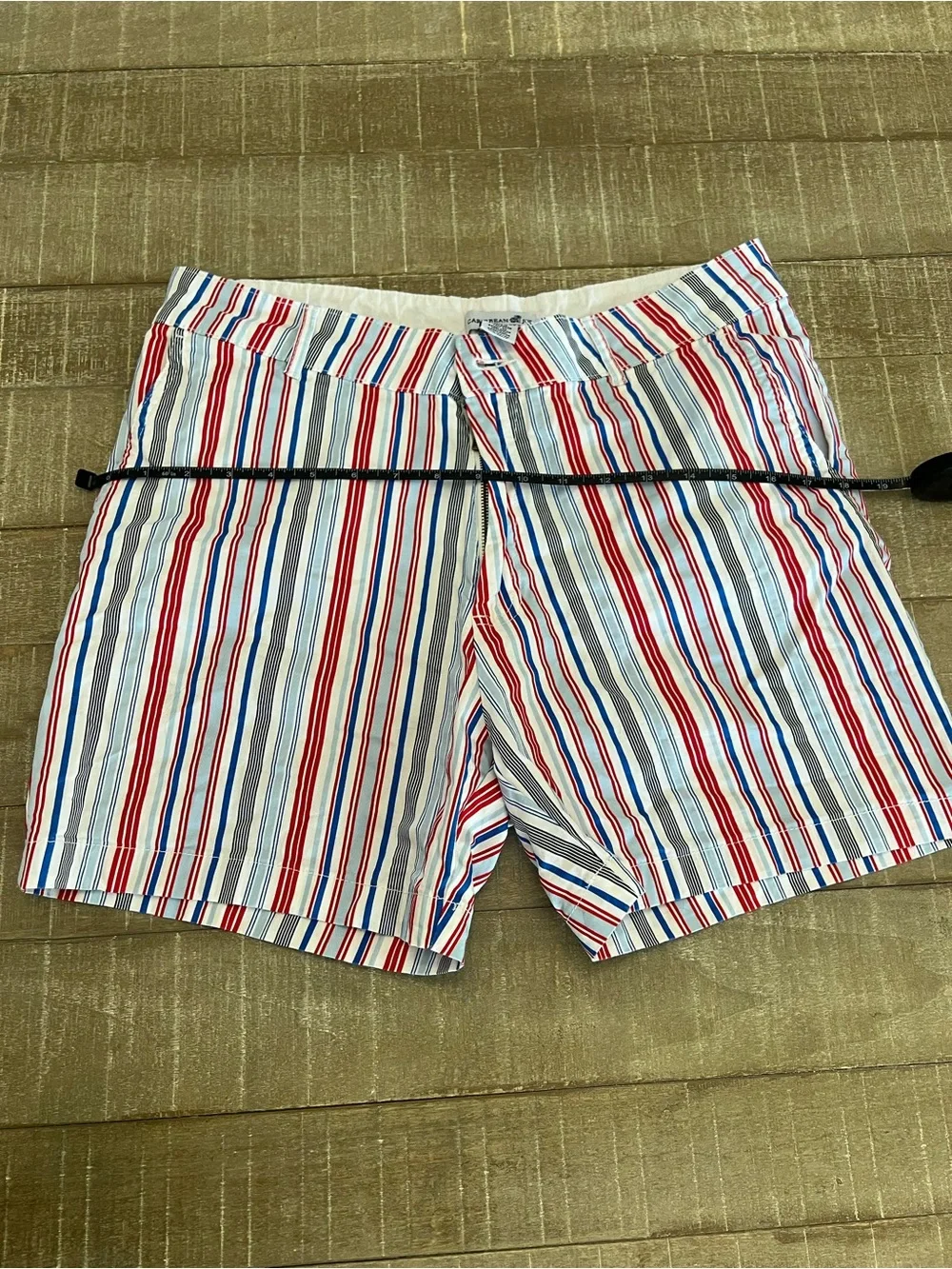 Caribbean Joe Red, Blue & White Striped Women’s Shorts